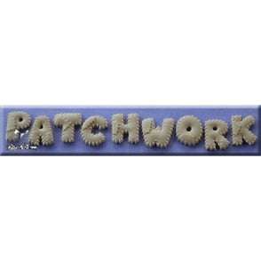 Silicone Mould Patchwork Alphabet , A