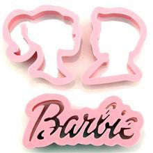 Barbie plastic cookie cutters