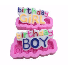 Silicone Mould Birthday Boy