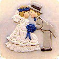 Genuine Bride and Groom Patchwork Cutter set