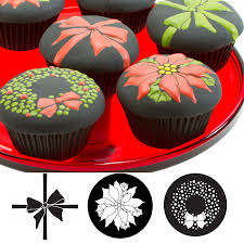 Cupcake Cookie Texture Top Set Christmas