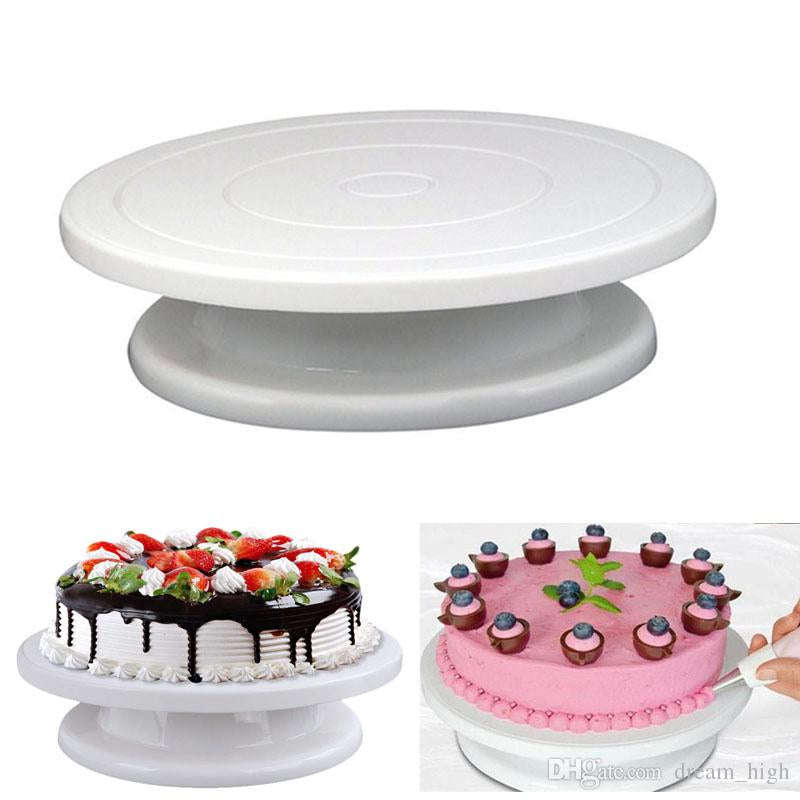 Rotating cake turntable plastic