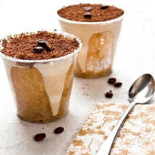 Plastic Dessert Pudding cup, 24pc, PLC047