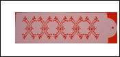 Cake Decorating Stencil Scroll Border