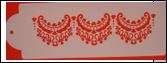 Cake Decorating Stencil Scroll Border K026C