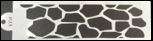 CH64 Cake decorating stencil, Gobble stone