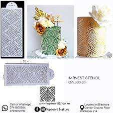 Cake Decorating Stencil CH184