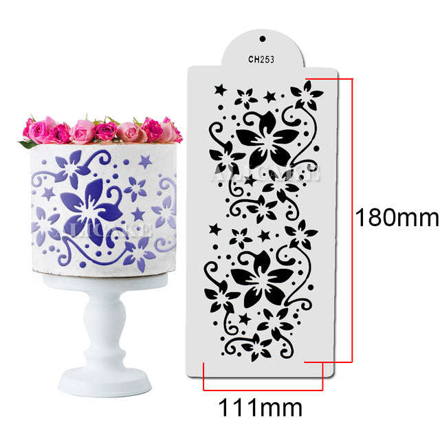 Cake Decorating Stencil CH253