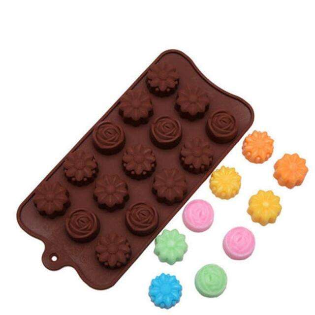 Nr58 Silicone Mould Chocolate Truffle Flowers
