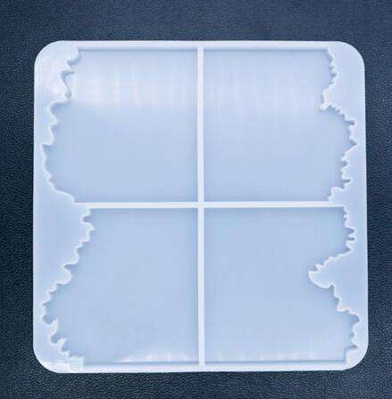 Coasters soft silicone mould for resin jewelry