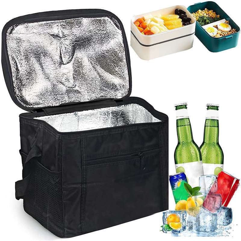 Cooler bag, Black, 27x17 depth 20cm