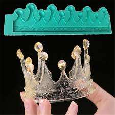 Small Crown Silicone mould, 20.7x5.4cm