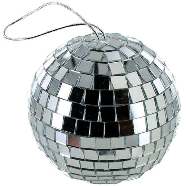 Mirror Ball Cake Topper 10cm