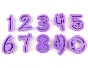 DISNEY numbers Fondant Cutter plastic