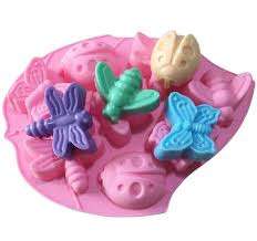 Butterfly, Ladybug, Bee, Dragonfly Silicone Soap Mould