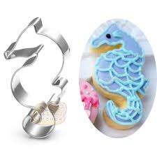 Seahorse Metal cookie cutter, 7.5x3.5cm