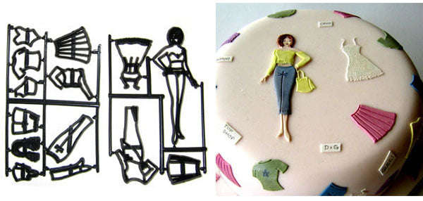 S752 Fashion Dress-up Silhouette Patchwork Embosser Cutters