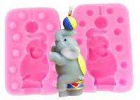 Silicone Mould 3D Circus Elephant