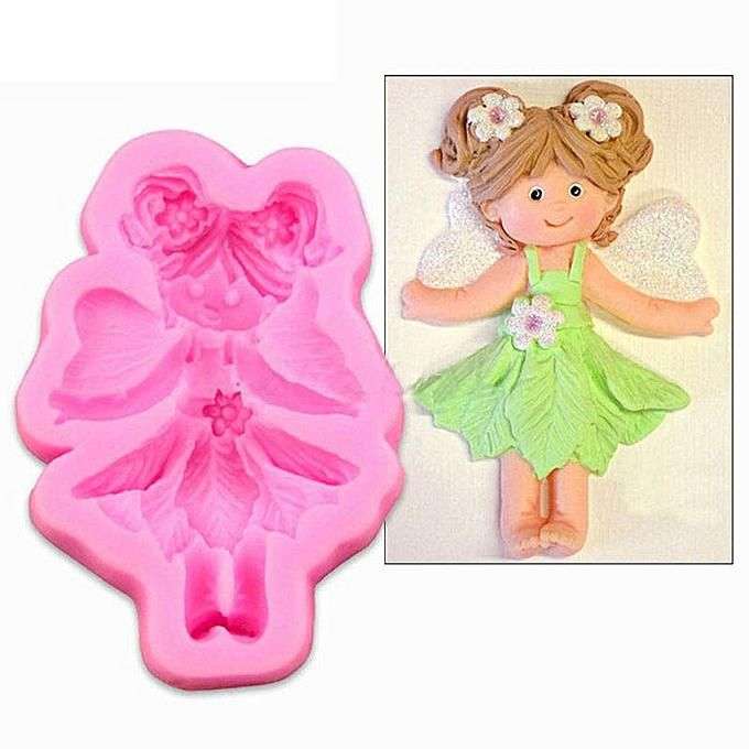 Silicone fondant Fairy mould. Mould size 9x6cm