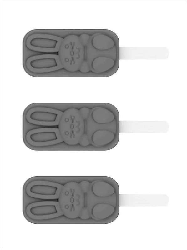 FF54 Hard Plastic Chocolate Mould Bunny Lollipop
