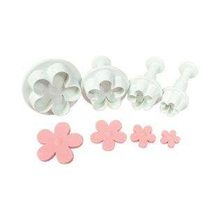 Fondant plunger Cutter, Flower Spiral Pattern