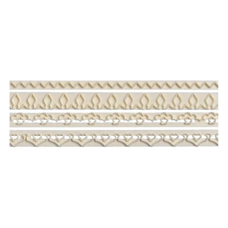 Straight Frill Ruler fondant edge cutter set