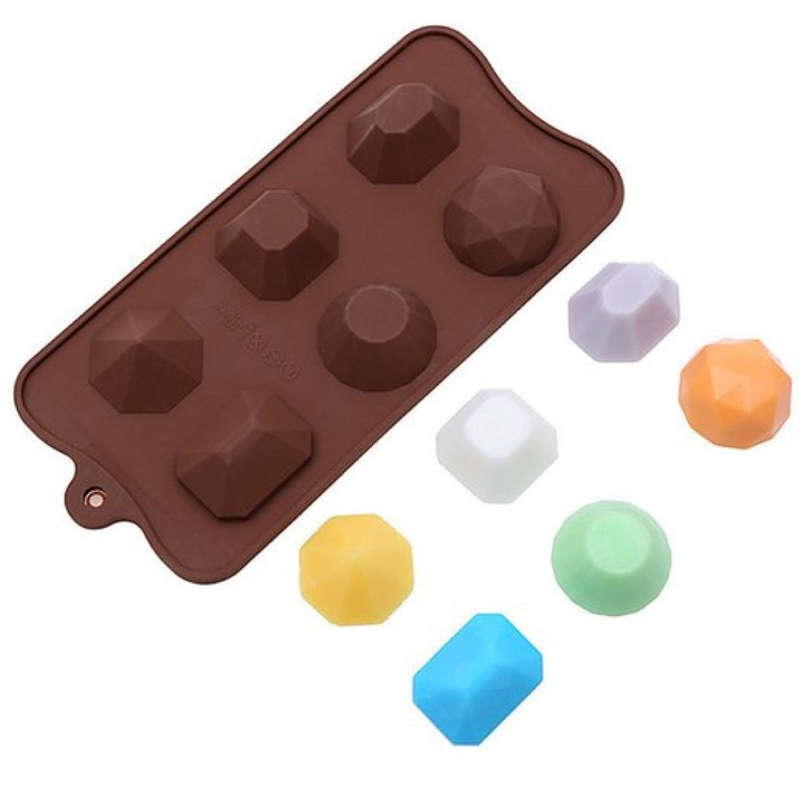 Nr24, Silicone mould chocolate truffle, Geometric shapes
