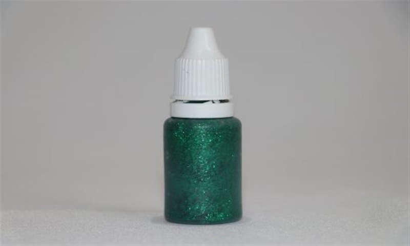 Rolkem Glitter Gel, Emerald 15ml