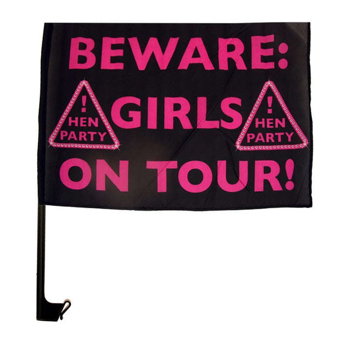 Hen party flag window flag