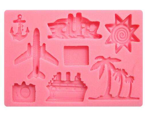 Holiday Travel silicone mould