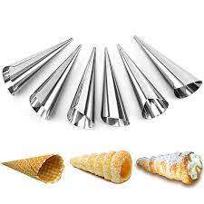 6 pcs Cream Horn Former 14cm