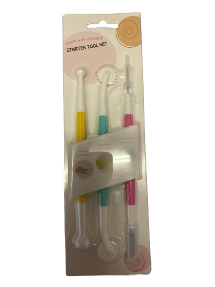 Fondant starter tool set. Scribe tool