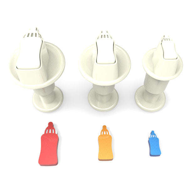 Tiny Fondant Plunger Cutter Baby Bottle