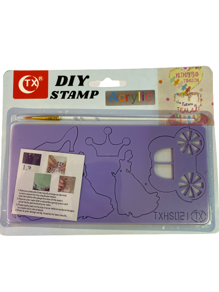 Acrylic Cake Stamp Princess