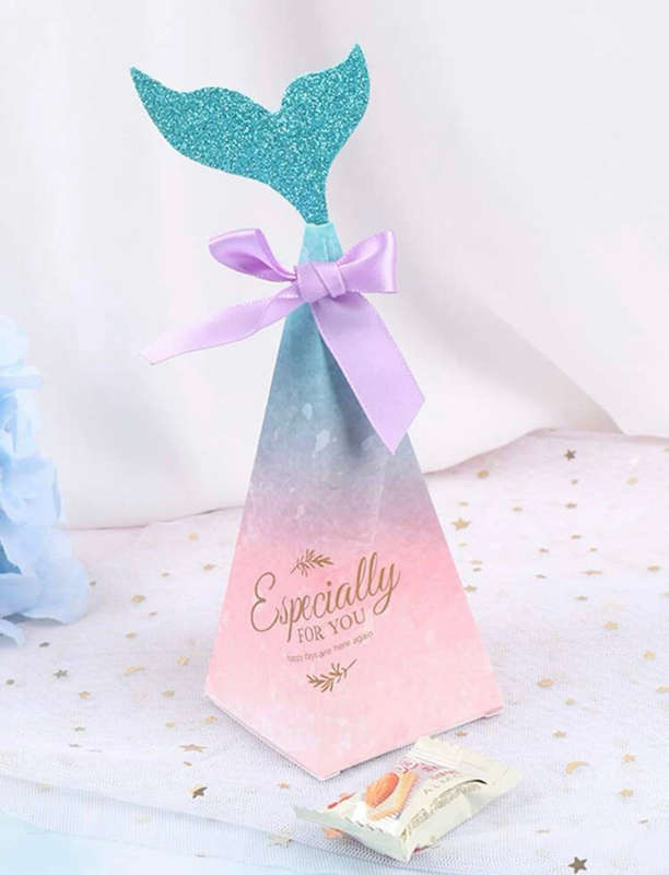 Cardboard Mermaid Box 5pc