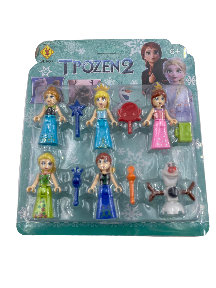 Building Blocks Figurines Frozen