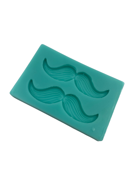 Moustache silicone fondant mould. size of mould 8x6cm