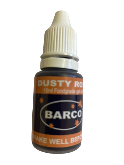 Barco Food Grade Gel Dusty Rose 15ml