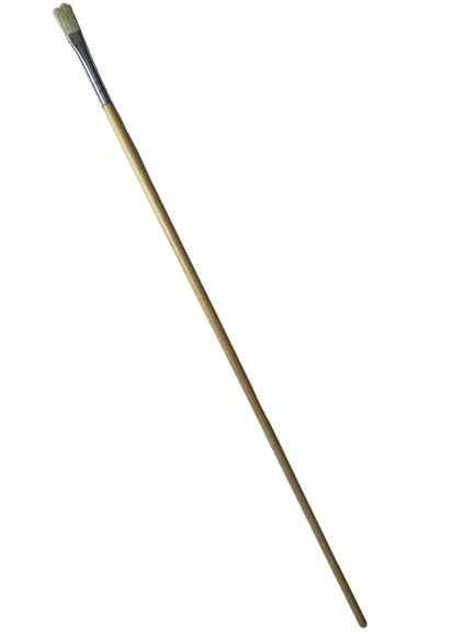 Nr2 long flat  hog hair brush