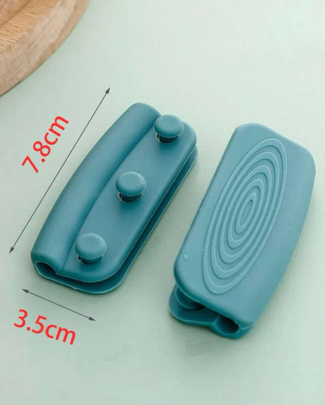 2pc Silicone Pot Grip Clip