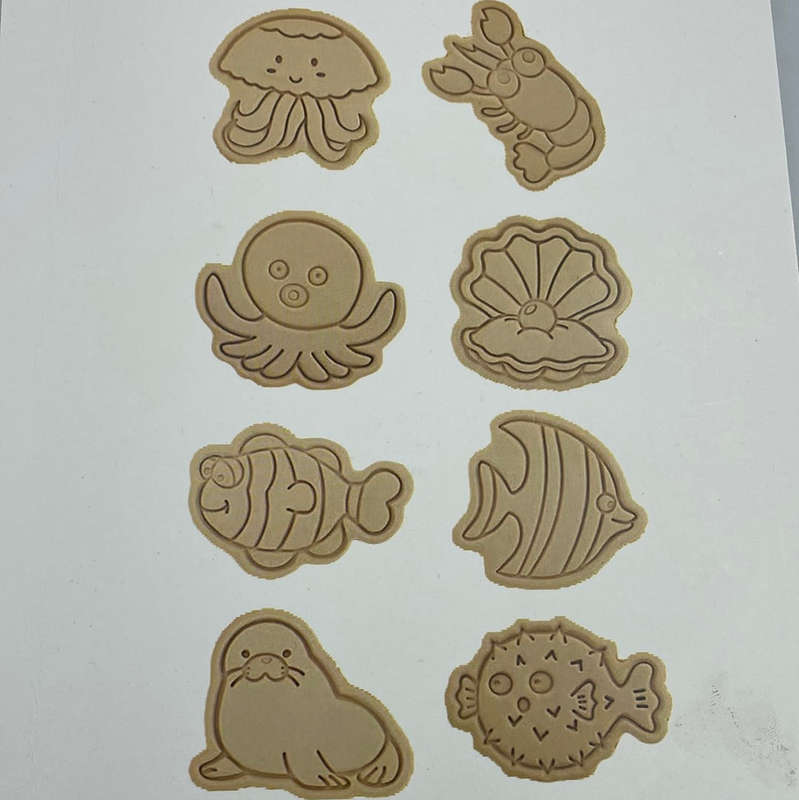 CK-25 Under The Sea Plastic Cookie Cutter