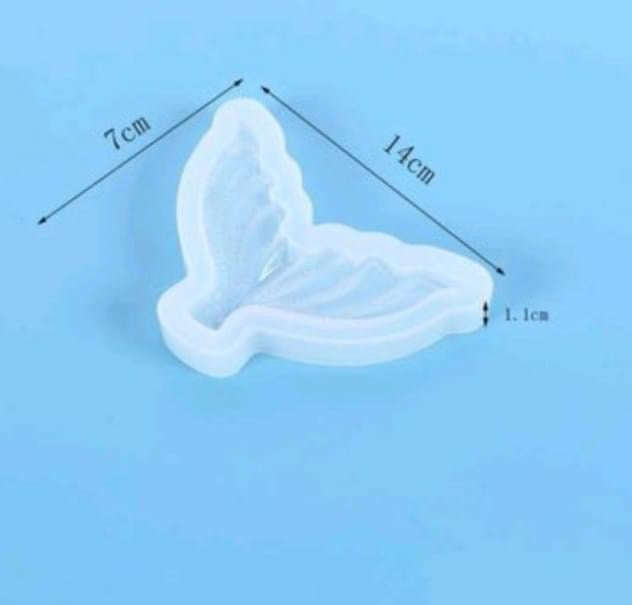 Big mermaid tail whale soft resin mould,size of mould 12.5x5.5xm