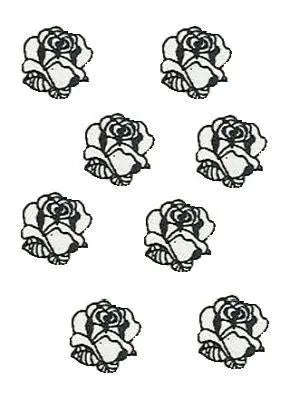 D44 Hard Plastic Chocolate Mould Rose