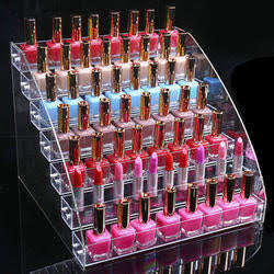 Plastic shelf for cutex or colourants