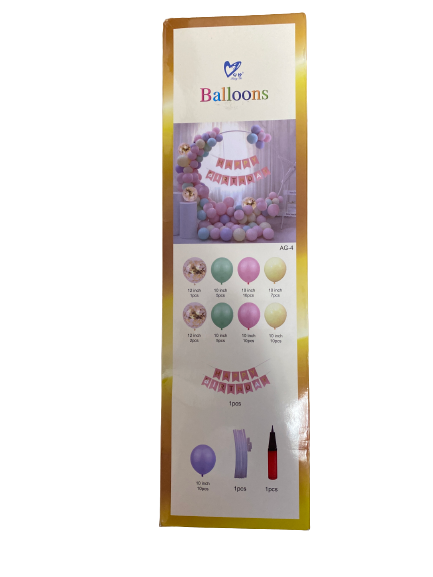 Balloon  Arc Set Pink Mix