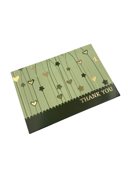 Card Thank You 12x8cm