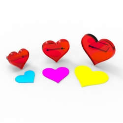 Pastime Heart Transfer set