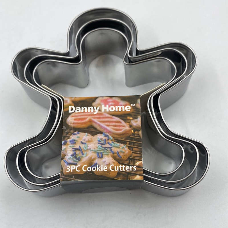Homezaza Metal Cookie Cutter Gingerbread Man Set