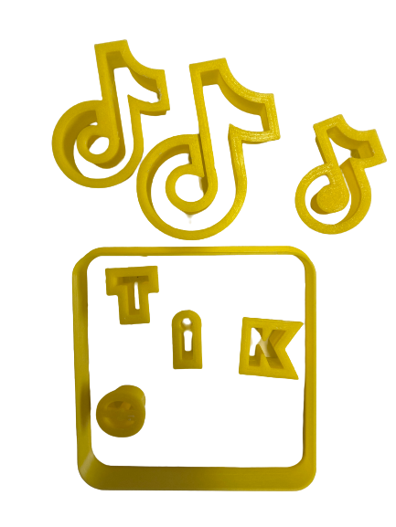 Tik Tok Cookie Cutter Set B 8cm