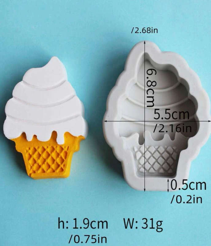Ice Cream silicone mould